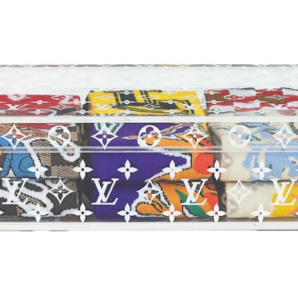 Louis Vuitton Virgil Abloh IV Archives Socks 6 Piece Set *COLLECTORS* - Picture 4 of 4